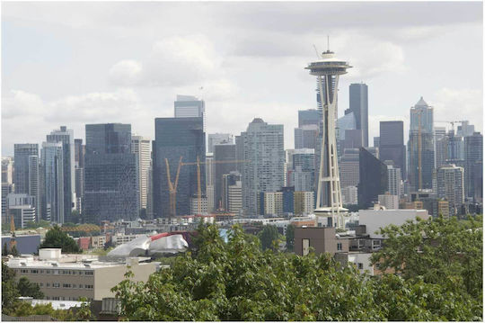 Gemälde Seattle Skyline Space Needle Skyline Skyline Space Needle 100x70