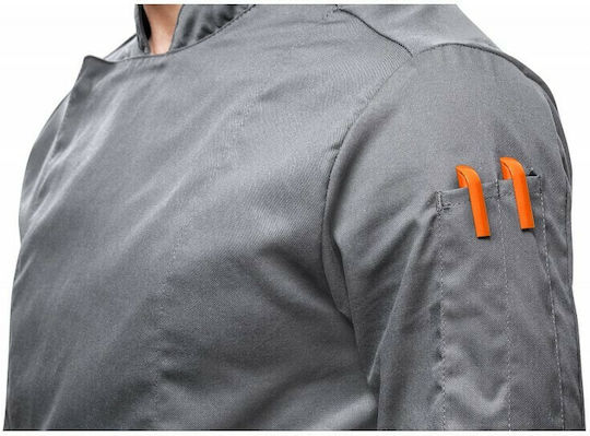 strongAnt Coat Chef Gray with Long Sleeve