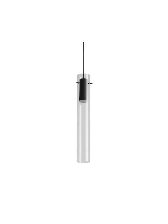 Ideal Lux Flam Κρεμαστό Φωτιστικό Ροζ LED 6x6x270εκ.