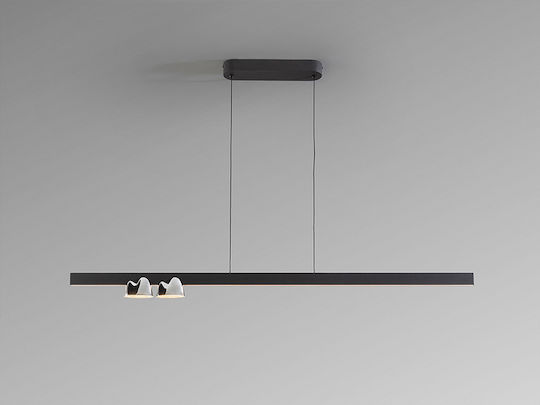Nuria Verstellbare Deckenleuchte Schwarz LED mit Warmweißem Licht
