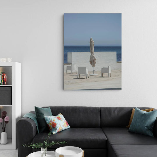Πίνακας Calm Seaside Patio Ήρεμο Παραθαλάσσιο Αίθριο 70x100