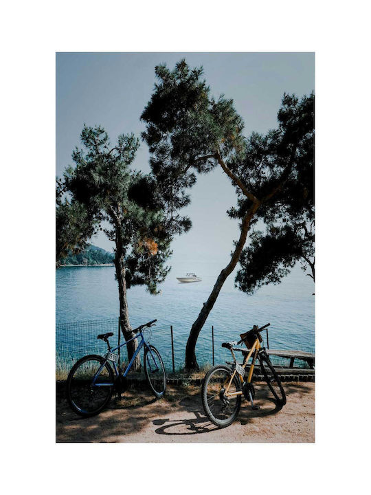 Πίνακας Bikes By Sea Ποδήλατα Δίπλα Στη Θάλασσα 70x100