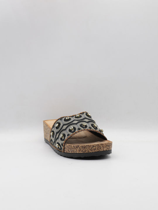 Women's Flat Sandals Anatomic in Black Color