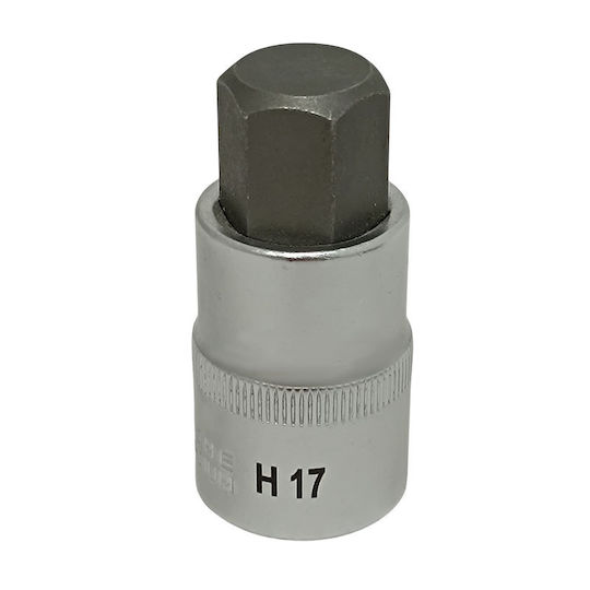 Cheie tubulară cu Vârf Allen și Patrat de Prindere 1/2'' Dimensiune H17 1buc