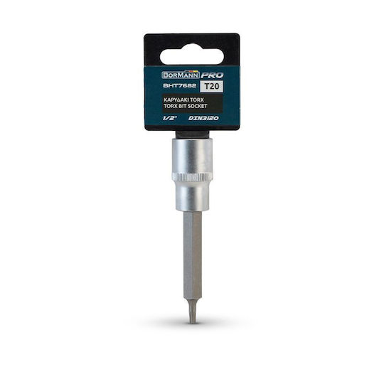 Bormann Pro Καρυδάκι με Μύτη Torx και Καρέ Υποδοχής 1/2'' Μέγεθος T20