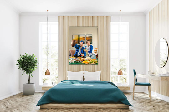 Football Game Snack Time Painting 1 on Canvas