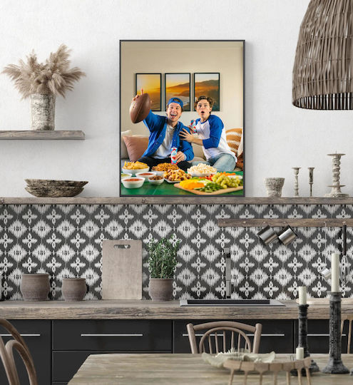 Painting Football Game Snack Time Football Game Snack Time 100x150
