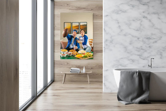 Πίνακας Football Game Snack Time Παιχνίδι Ποδοσφαίρου Ώρα Σνακ 80x120