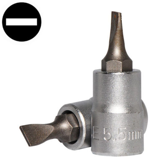 Force Walnut with Straight Tip and Socket 1/4'' Size 5.5x32mm 1pcs