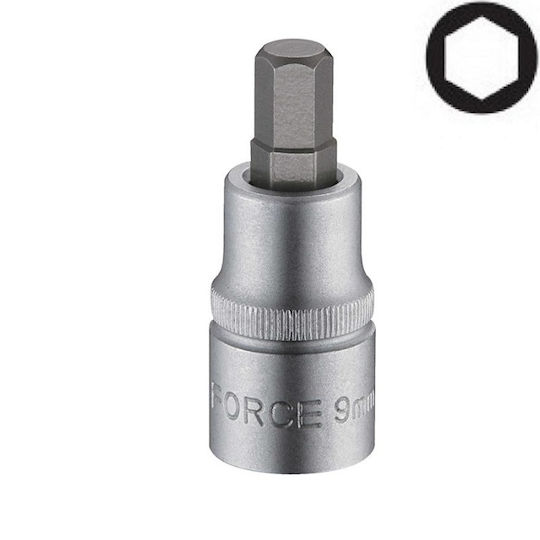 Force Bit Socket With Allen Tip And 3/8'' Drive Size H3x50mm