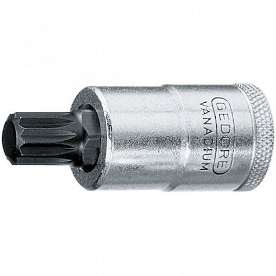 Gedore Bit-Stecknuss mit Spline-Bit und Antriebsvierkant 1/2'' Größe M8x55mm 1Stück