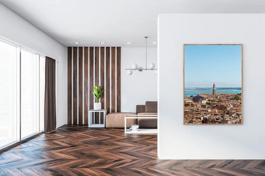 Painting Cityscape Tower Sea Urban Landscape Tower Sea 115x170
