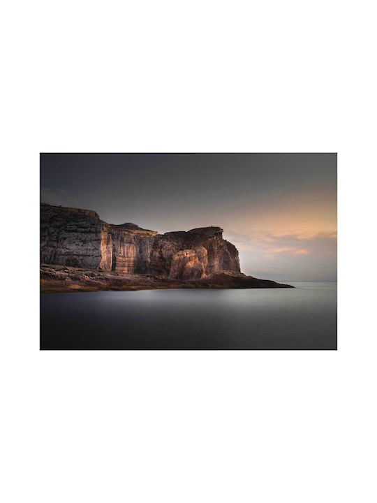 iLovePrints Tranquil Coastal Cliff At Dusk Ein Gemälde 150x100