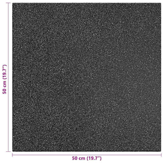 vidaXL Πλακάκι για Δάπεδο Κήπου από Καουτσούκ 50x50εκ. 6τμχ
