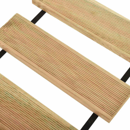 vidaXL Pathway for Garden Flooring Made of Wood 300x35cm