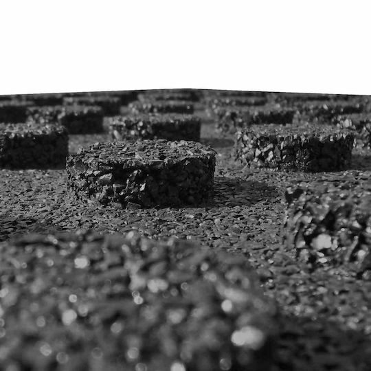 vidaXL Rubber Garden Floor Tile 50x50cm 18 Pieces