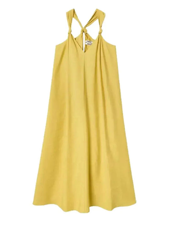 Summer Maxi Dress Yellow