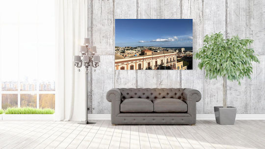 Painting Cityscape Overlooking Sea Urban Landscape View Of The Sea 150x100