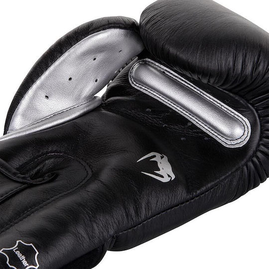 Venum Giant 3.0 Leather Boxing Gloves for Competition Black White