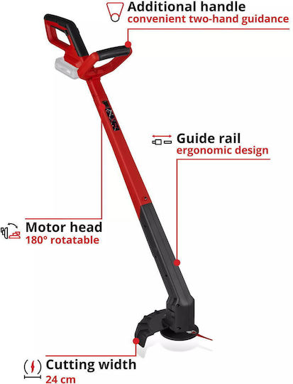 Einhell GC-CT 18/2411 Li P Brush Cutter Shoulder / Hand Battery 18V Solo 1.39kg