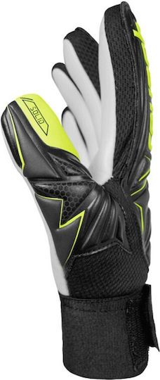 Reusch Attrakt Starter Solid Finger Support Goalkeeper Gloves Kids Black