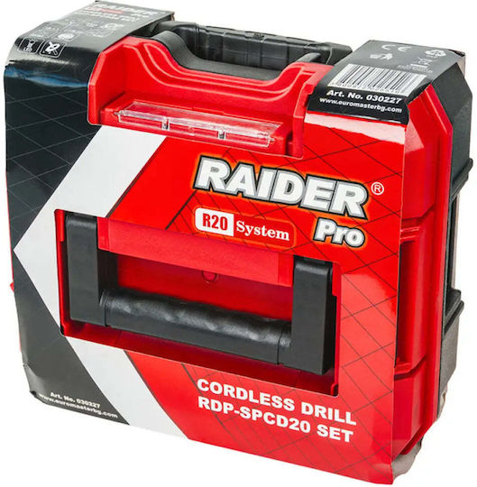 Raider RDP-SPCD20 Δραπανοκατσάβιδο Μπαταρίας 20V 1x2Ah