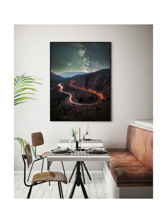 Панел Winding Road Under Stars Път Свици Под Звезди 80x120