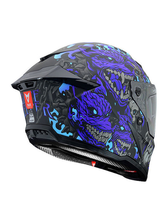 XVX Vader RS-400 Full Face με Sun Visor ECE 22.06 XVX Vader RS-400 Full Face με Sun Visor ECE 22.06