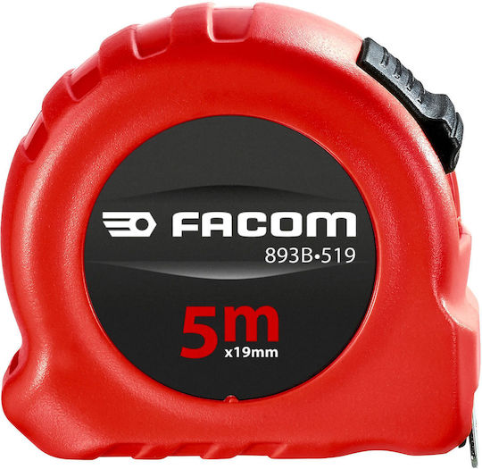 Facom Banda de măsurat cu resetare automată 19mm x 5m