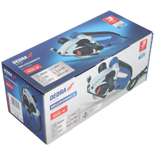 Dedra Miter Saw Electric with Power 1500W & Cutting Disc Diameter 125mm