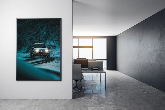 Painting Car In Winter Snow Car In Winter Snow 40x65
