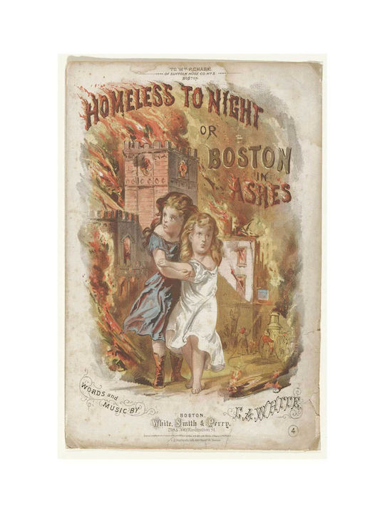 Панел Illustrated Sheet Music Cover 70x100
