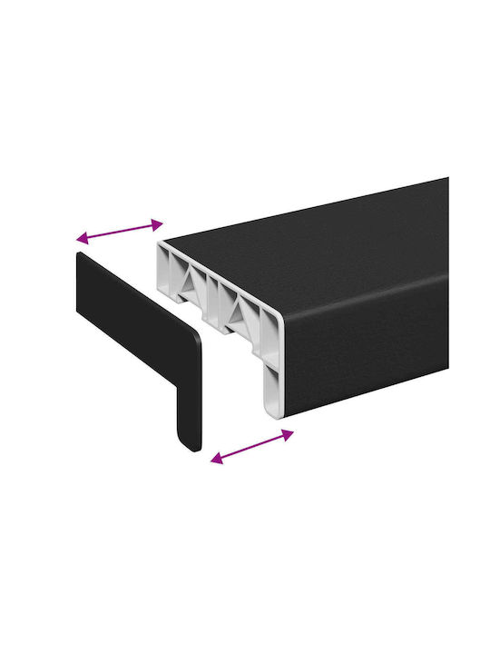 vidaXL Wooden Window Sill
