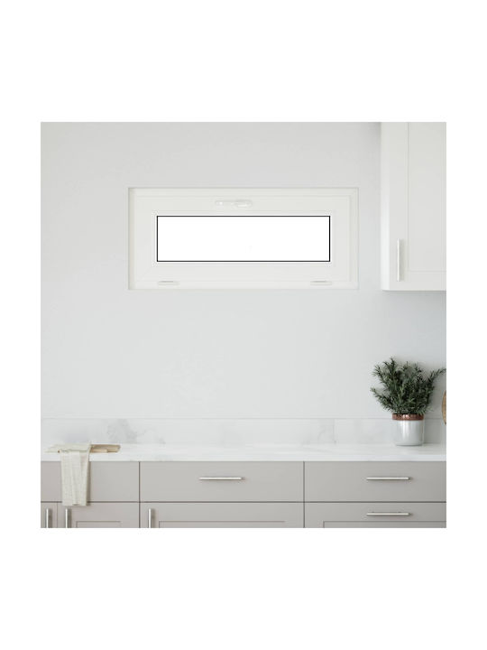 vidaXL Ανοιγόμενο Παράθυρο PVC Π90xΥ40cm vidaXL Ανοιγόμενο Παράθυρο PVC Π90xΥ40cm