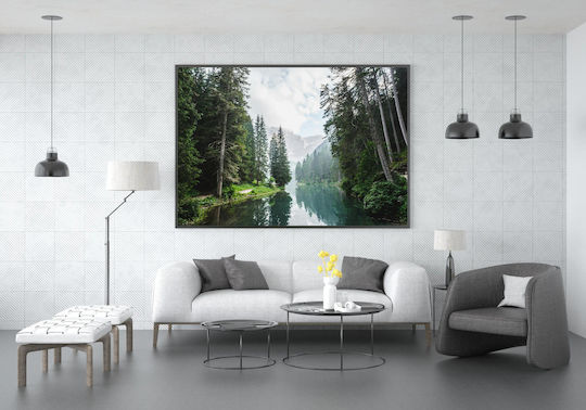 iLovePrints Tranquil Forest Lake Ήneμερη Λίμνη Δάσους 170x115