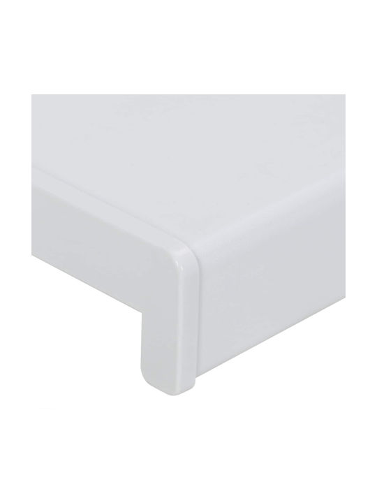 vidaXL Перваз на Прозорец PVC Ш120xВ30cm