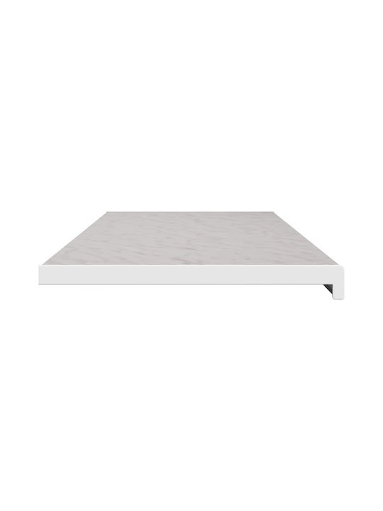 vidaXL Pervaz Fereastră PVC L120xÎ45cm