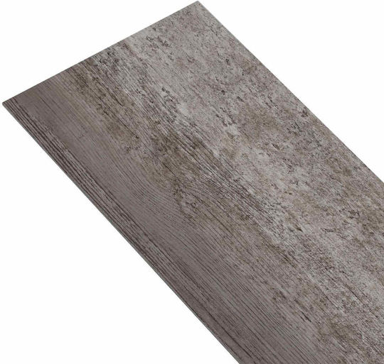vidaXL Set Plastic Floor PVC with 28 Tiles L61xW30.5cm Black