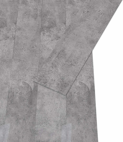 vidaXL Set Plastic Floor PVC with 28 Tiles L61xW30.5cm Brown