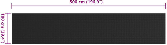 vidaXL Elastic Plastic Floor L500xW100cm