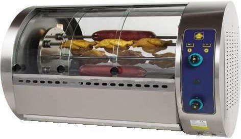Sergas T30P Electrică Pui Rottisserie Grill 6kW cu Dimensiuni 70x120x72cm