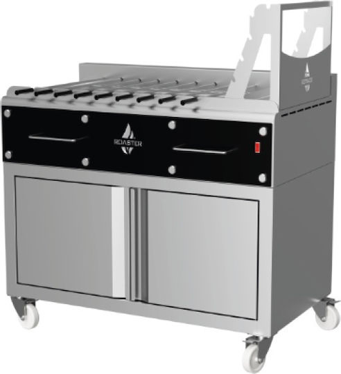 Biokan K9SF Grătar la proțap Cărbune cu Dimensiuni 61x110x97cm