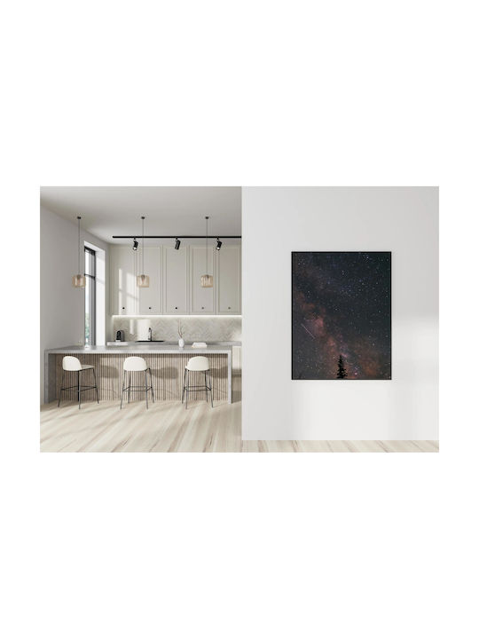 Панел Night Sky Stars Дърво Нощно Небе Звезди Дървета 100x150