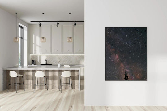 iLovePrints Night Sky Stars Tree Νυχternälicher Himmel Sterne Bäume 70x100