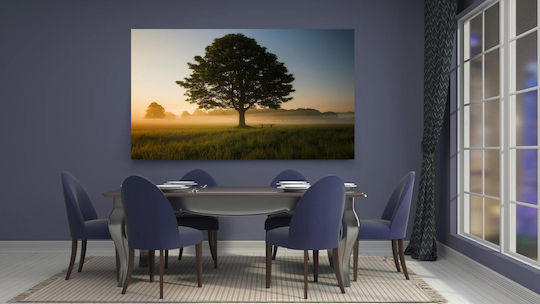 Painting Misty Sunrise In Meadow Misty Sunrise In Meadow 100x70