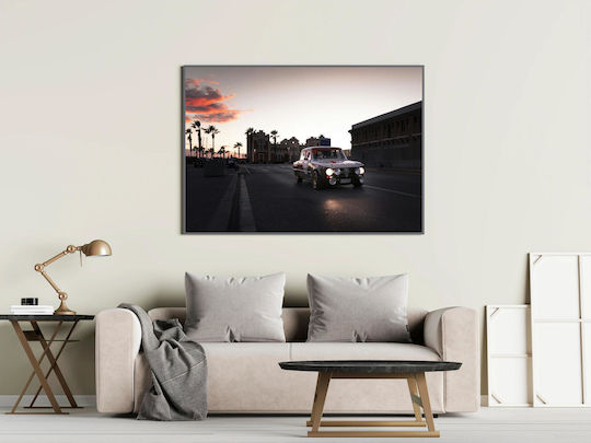 Πίνακας Classic Car At Sunset Κλασικό Αυτοκίνητο Στο Ηλιοβασίλεμα 80x50