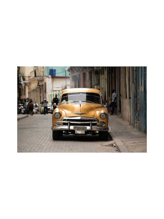 Панел Classic Car На Винтидж Улица Класическа Кола Винтидж Улица 90x60