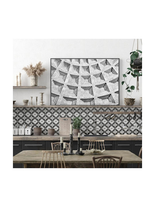 Πίνακας Geometric Ceiling Pattern Γεωμετρικό Σχέδιο Οροφής 120x80