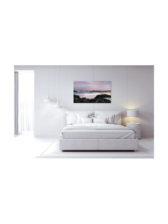 Πίνακας Seagull At Sunset By Sea Γλάρος Στο Ηλιοβασίλεμα Δίπλα Στη Θάλασσα 150x100