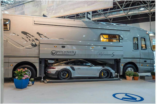 Painting Luxury Motorhome Sports Car Luxury Motorhome Sports Car 65x40